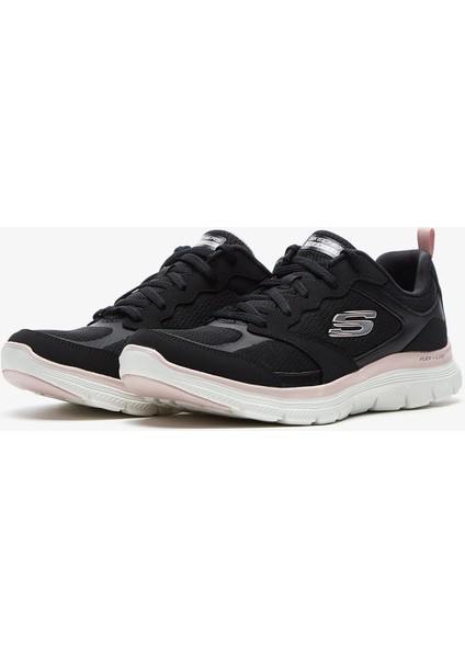 Flex Appeal 4.0 Active Flow Memory Foam Womens Walking Shoes Black Kadın Yürüyüş Ayakkabısı Siyah