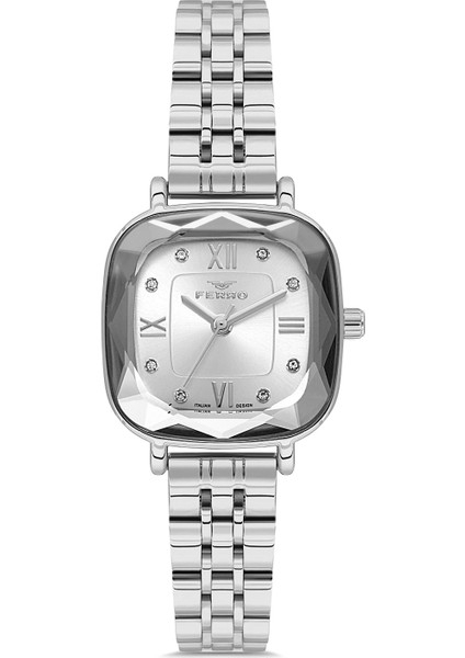 Gümüş Çelik Kordon Kadın Kol Saati FL21597AWT-A