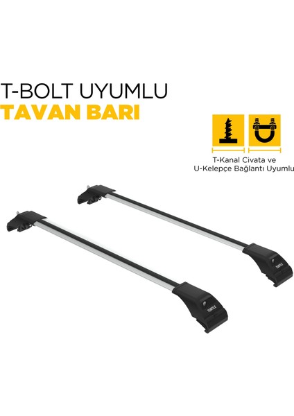 Togg T10X 2023-2025 Arası Uyumlu Ara Atkı - Gri