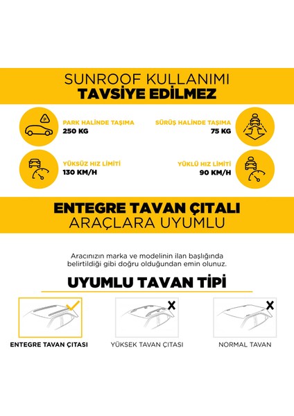 Byd Atto 3 2022-2025 Arası Uyumlu Ara Atkı - Siyah