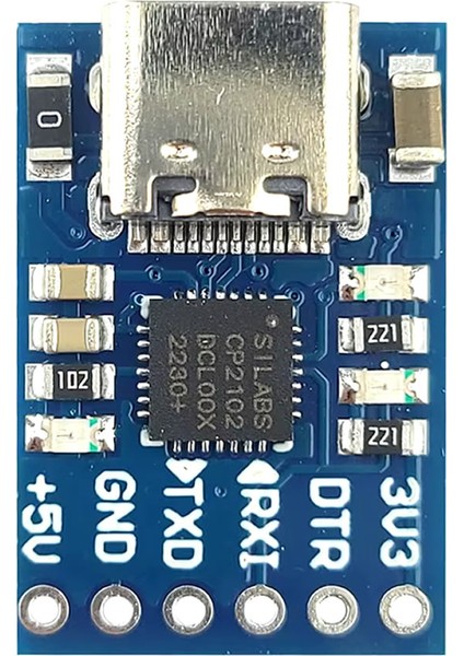 CP2102 USB To RS232 Ttl Uart Çevirici Modül Type C USB Seri Port Haberleşme Mcu Uydu Alıcı DVD Gsm Telefon Firmware Güncelleme