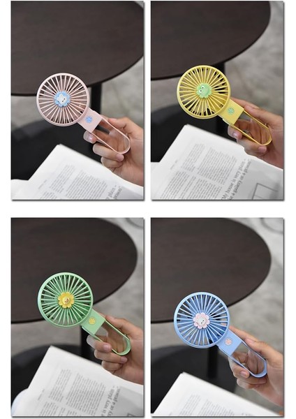 Taşınabilir Yase Mini USB Fan Masa Üstü 3 Kademeli Şarj Edilebilir Mini Vantilatör Soğutucu Cep Boyu 11CM Mini fırsatları