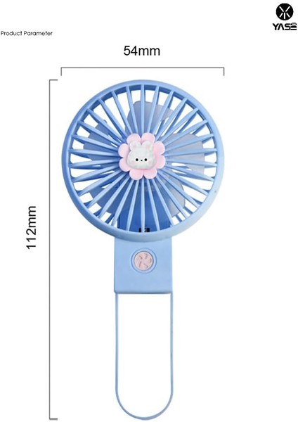 Taşınabilir Yase Mini USB Fan Masa Üstü 3 Kademeli Şarj Edilebilir Mini Vantilatör Soğutucu Cep Boyu 11CM Mini indirimleri