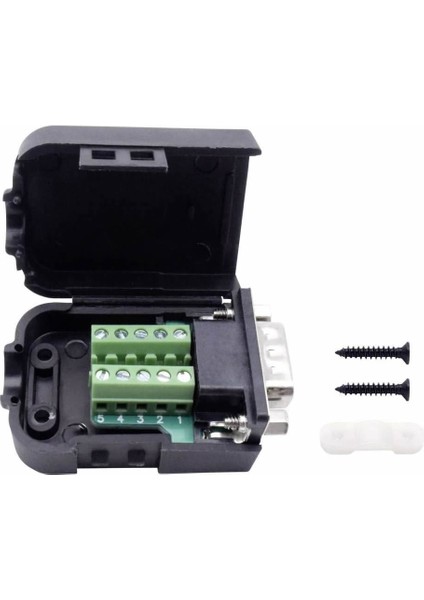 Kutulu Db9 To Dip Adaptör Dişi Terminal Soket 9 Pin D-Sub Seri Port RS232 RS485 Haberleşme Uart Dc 3V 5V Bilgisayar Modem Uydu Alıcı Gsm Firmware Güncelleme