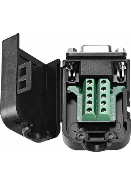 Kutulu Db9 To Dip Adaptör Dişi Terminal Soket 9 Pin D-Sub Seri Port RS232 RS485 Haberleşme Uart Dc 3V 5V Bilgisayar Modem Uydu Alıcı Gsm Firmware Güncelleme
