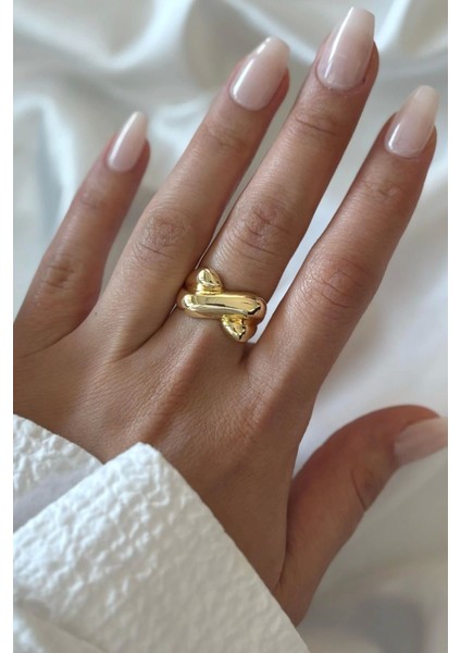 Premium Seri X Tasarım Cilalı Ayarlanabilir Kadın Yüzük fiyatları