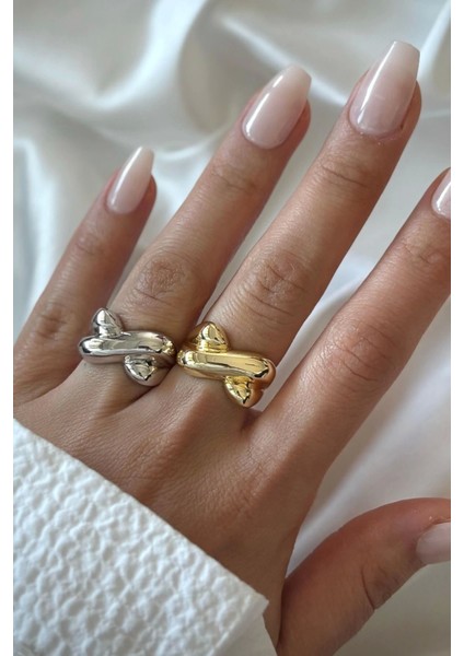 Premium Seri X Tasarım Cilalı Ayarlanabilir Kadın Yüzük modelleri