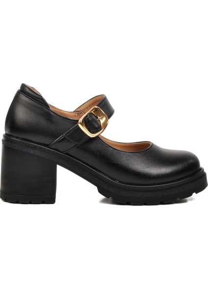Siyah Topuklu Kadın Casual Ayakkabı 572403 Z
