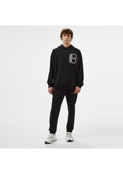 Unıted4 Sport Erkek Siyah Günlük Eşofman Altı