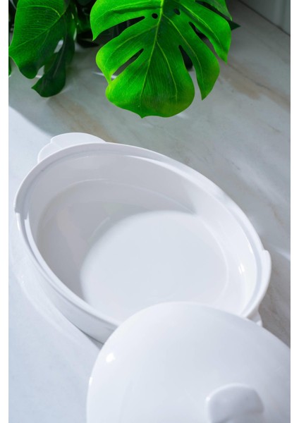 Pure Carmen Oval Kapaklı Sunum Tabak - 33 cm