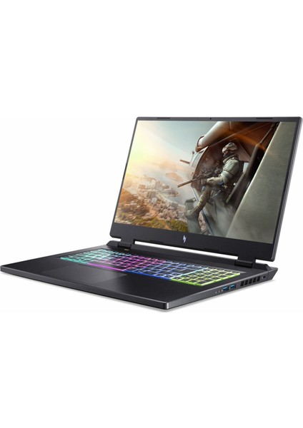 Nitro 17 Amd Ryzen 7 7735HS 24GB Ddr5 1tb SSD RTX4050 140W 6gb 17.3" Fhd IPS 165HZ Windows 11 Pro Taşınabilir Bilgisayar NHQL1EY003P06 + Zetta Çanta