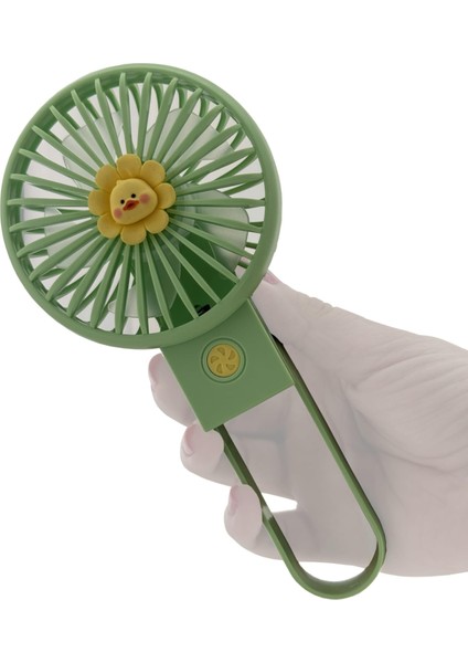 Taşınabilir Yase Mini USB Fan Masa Üstü 3 Kademeli Şarj Edilebilir Mini Vantilatör Soğutucu Cep Boyu 11CM Mini