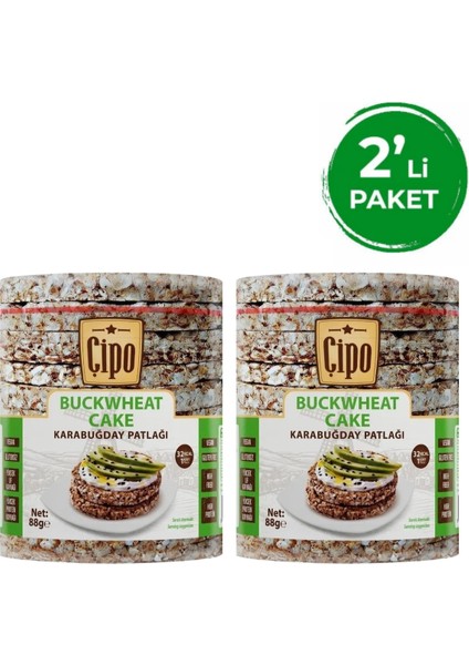 Karabuğday Patlağı (2 Paket) 88 gr