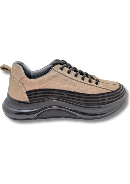 Cassia | Erkek Deri Casual Ayakkabı - Kum - 41