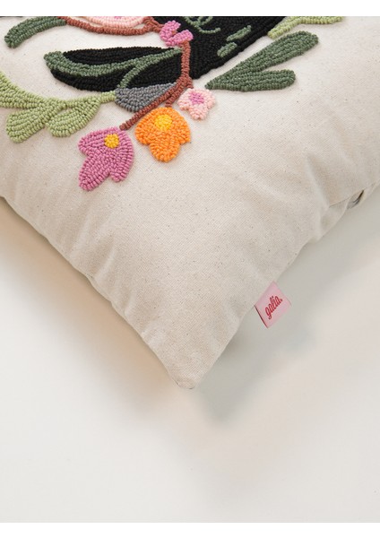 Papağan Kuş Punch Kırlent Kılıfı modelleri