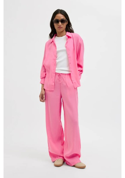 Kadın Jxfıe Rahat Kesim Uzun Kollu Gömlek 12270927 Pembe fiyatları