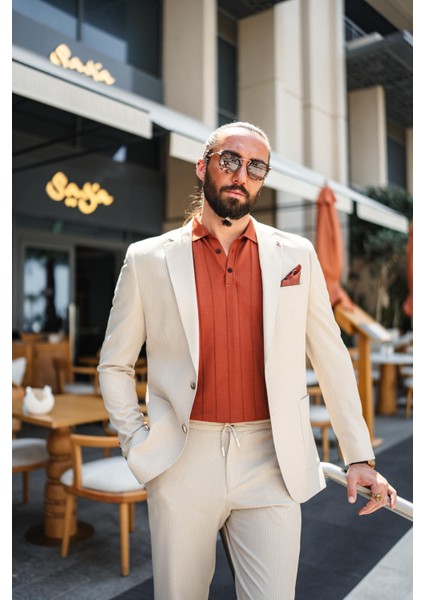 Mono Yaka Torba Cep Detaylı Spor Takım