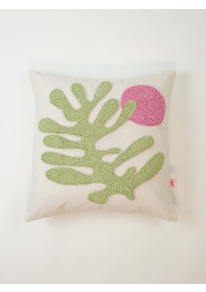 PALM BLOOM - Doğa Temalı Matisse Punch Kırlent Kılıfı