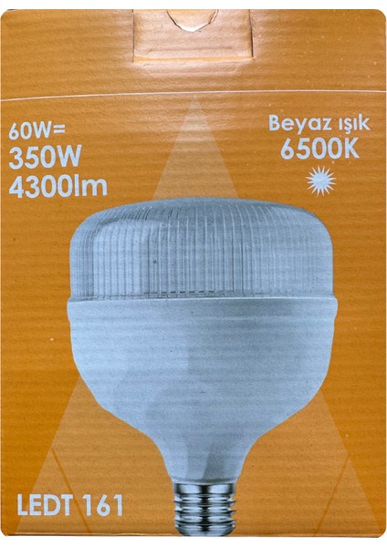 (10 adet) Osaka 60W (350W) Beyaz IŞIK E27 DUYLU (Kalın Duy) LED Torch Ampul fiyatları