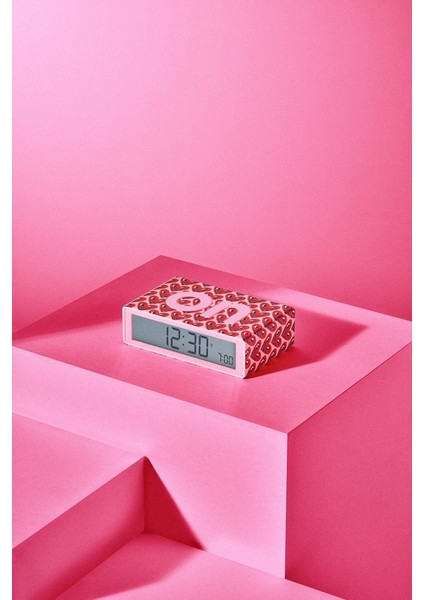LR150KH-CP-LEXON Flip + Alarm Saat x Keith Haring - Heart