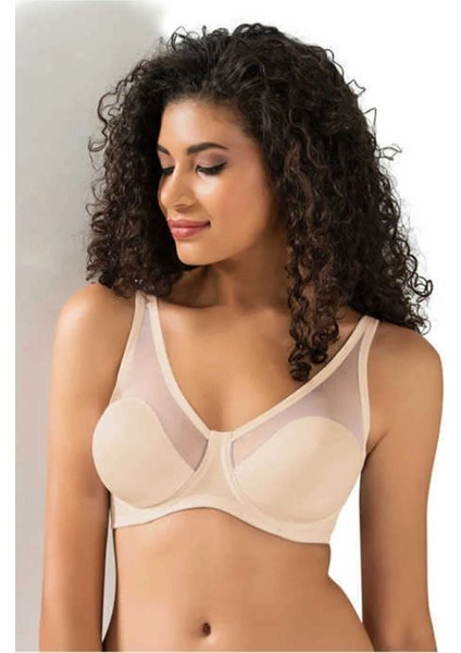 2'li Avantajlı Paket Fanetta Soft C Cup Bra -Kadın Toparlayıcı Tüllü Ince Soft Sütyen 9200C