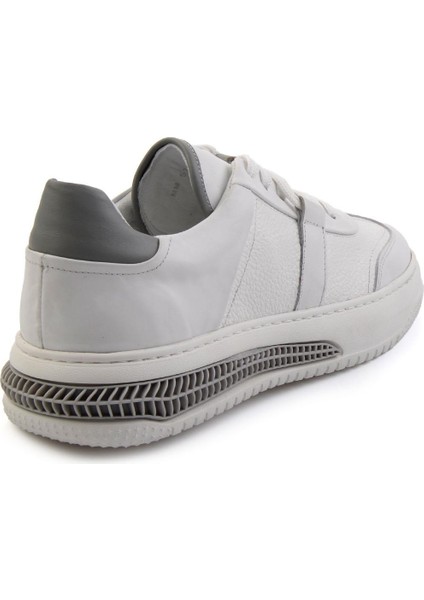 Beyaz Leather Erkek Sneaker E01075574603 modelleri