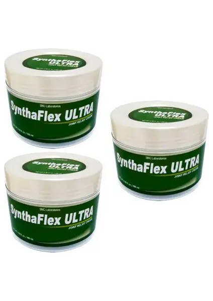 Flex Ultra Sırt, Bel, Kas, Diz, Dirsek, İçin Vücut Bakım Kremi 100 ml x 3 Adet