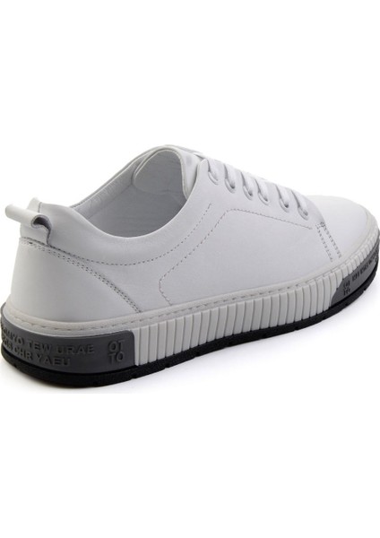 Beyaz Leather Erkek Sneaker E01018033443 modelleri
