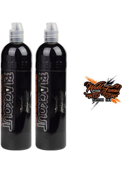 Blackout - World Famous Ink Dövme Boyası - 8OZ/240 ml modelleri