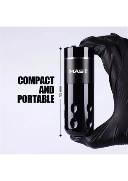 Rider Pro Dövme Makinesi 4.0 mm Stroke-Siyah