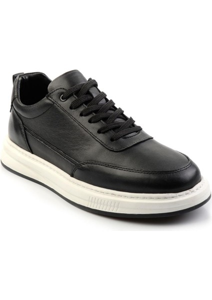 Siyah Leather Erkek Casual Ayakkabı E01082000503