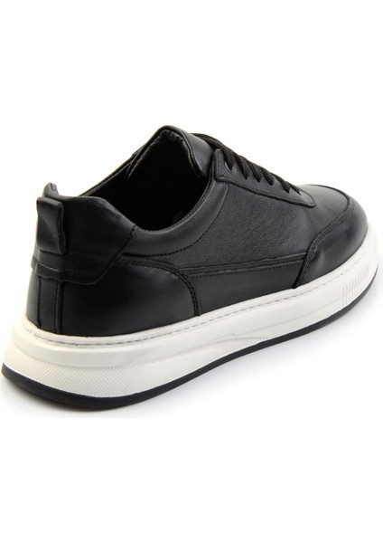 Siyah Leather Erkek Casual Ayakkabı E01082000503