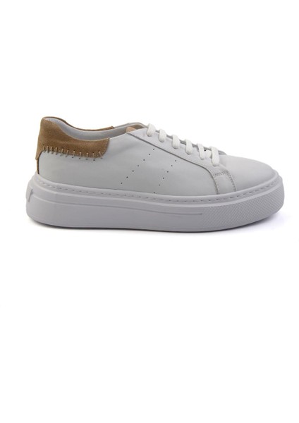 Beyaz Leather Erkek Sneaker E01087114303