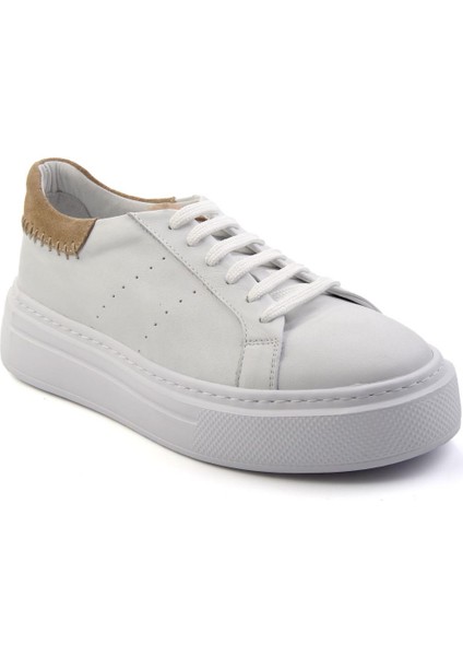 Beyaz Leather Erkek Sneaker E01087114303 fiyatları