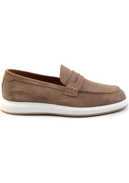 Bej Leather Erkek Casual Ayakkabı E01587238302