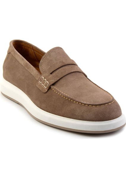 Bej Leather Erkek Casual Ayakkabı E01587238302