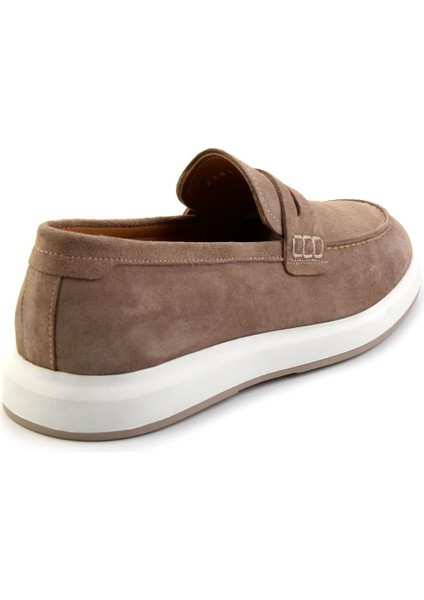 Bej Leather Erkek Casual Ayakkabı E01587238302