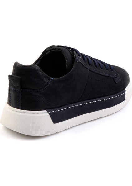 Lacivert Leather Erkek Casual Ayakkabı E01089000301