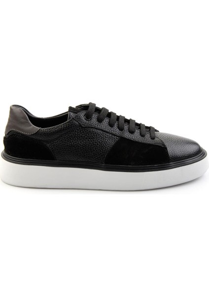 Siyah Leather Erkek Sneaker E01087114540