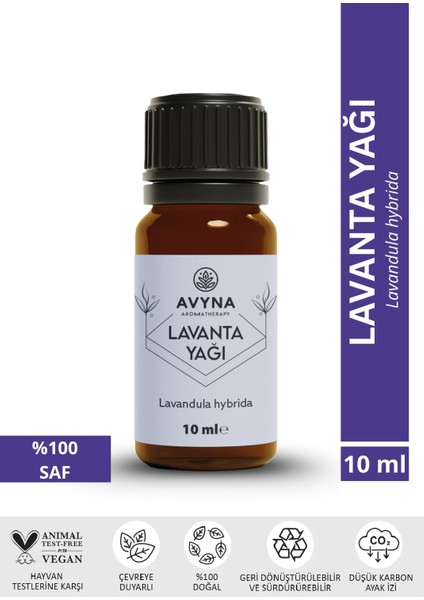 Lavanta Uçucu Yağı 10 ml Saf ve Doğal (Lavender Essential Oil)