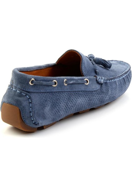 Kot Mavi Leather Erkek Loafer Ayakkabı E01502120202