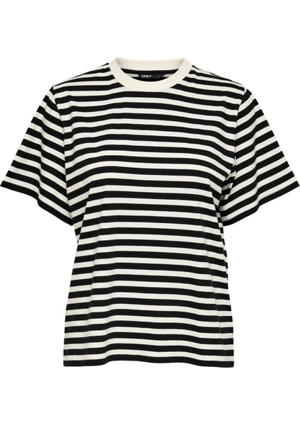 15272227 0 Yaka Yatay Cizgili Kadin Body - Siyah Cizgili fırsatları