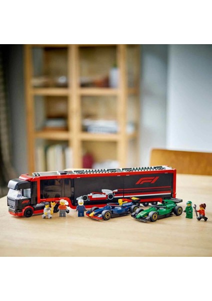 LEGO City RB20 ve AMR24 F1 Arabalı F1 Kamyonu 60445