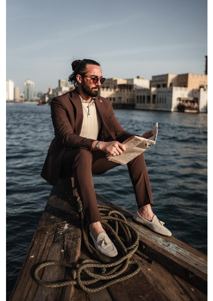 Mono Yaka Kapak Cep Detaylı Ceket