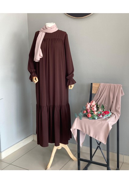 Mısır Medine Ipeği Ferace Hale Elbise