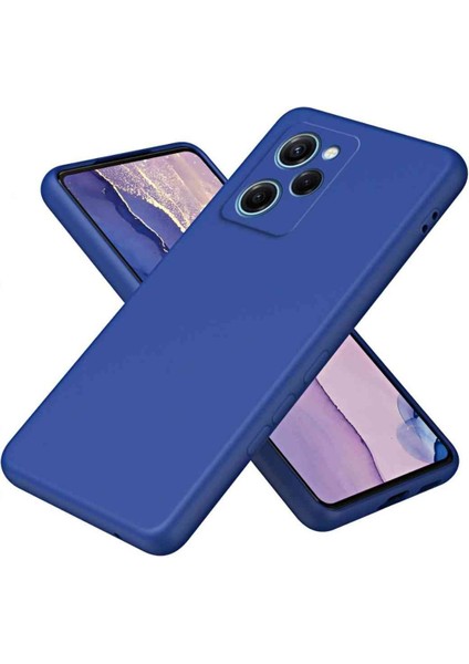 Poco X5 Pro 5g Uyumlu Fuchsia Nano Içi Kadife Silikon Telefon Kılıfı