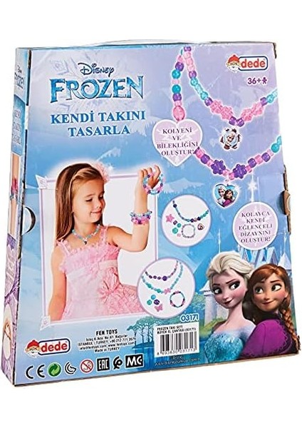 Frozen Büyük El Çantalı Takı Seti, +3 Yaş Için