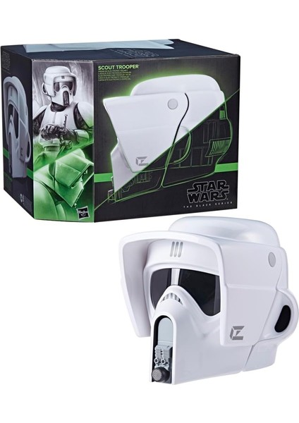 Wars The Black Series, Scout Trooper Elektronik Kulaklık, Yetişkin Cosplay