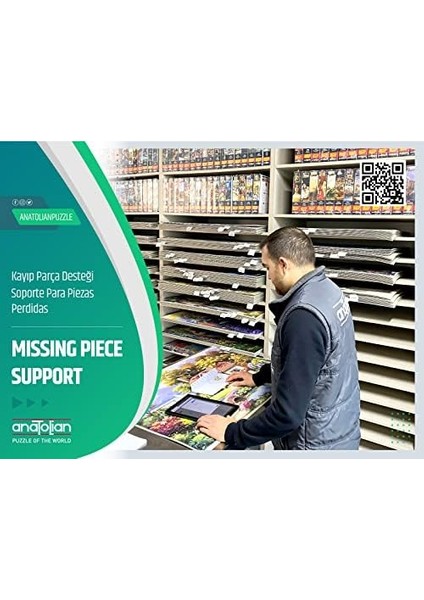 Puzzle - Gizemli Kitaplık / 3000 Parça, #4918