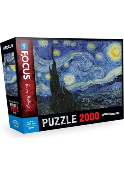 Focus Starry Night (Yıldızlı Gece) - Puzzle 2000 Parça